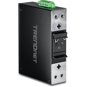 TRENDnet TI-PG80B 8-Port Variable Voltage Switch, 8 Gigabit PoE+, 16 Gbps switching capacity, DIN-rail/wall mount